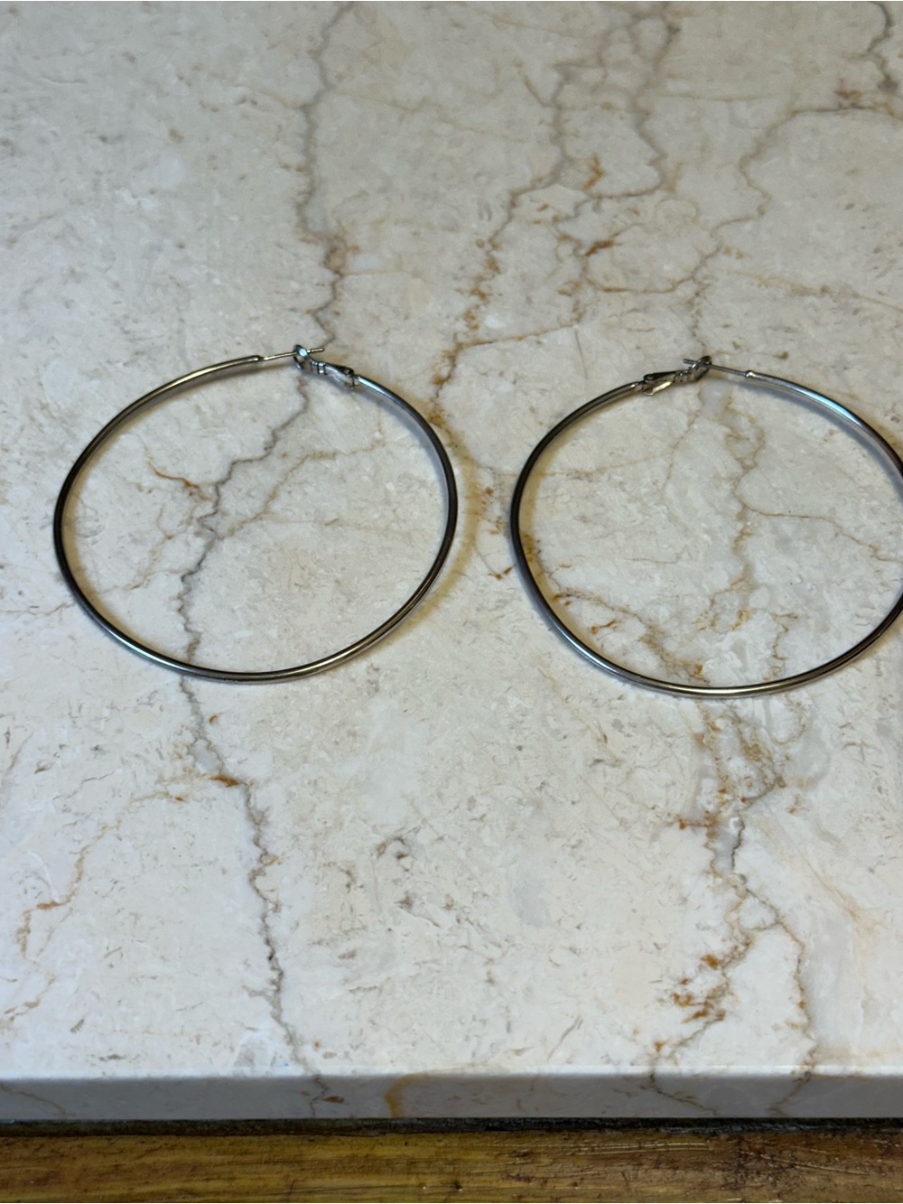 Classic 925 Silver Hoop Earrings - Women Jewelry